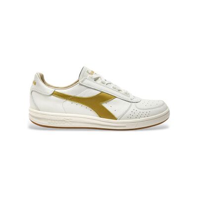 Diadora unisex. 201181586 Chaussures B.Elite '84 Italia blanc, or (38), Cuir, Plat, Lacets, Casuel - Publicité Diadora unisex. 201181586 Chaussures B.Elite '84 Italia blanc, or (38), Cuir, Plat, Lacets, Casuel - Publicité