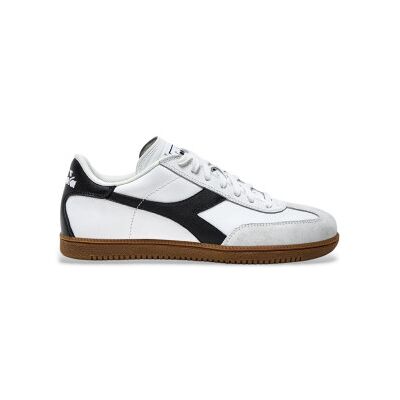 Diadora unisex. 501181246 Trainer Leather Sneakers white (36), Cuir, Blanc, Plat, Lacets, Casuel - Publicité Diadora unisex. 501181246 Trainer Leather Sneakers white (36), Cuir, Blanc, Plat, Lacets, Casuel - Publicité