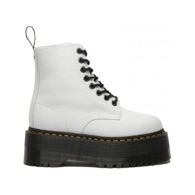 DR MARTENS pour femme. 26925113 Bottes1460 Pascal Max Optical White Pisa White (38), Cuir, Blanc, 5 à 8 cm, Lacets, Casuel - Publicité DR MARTENS pour femme. 26925113 Bottes1460 Pascal Max Optical White Pisa White (38), Cuir, Blanc, 5 à 8 cm, Lacets, Casuel - Publicité
