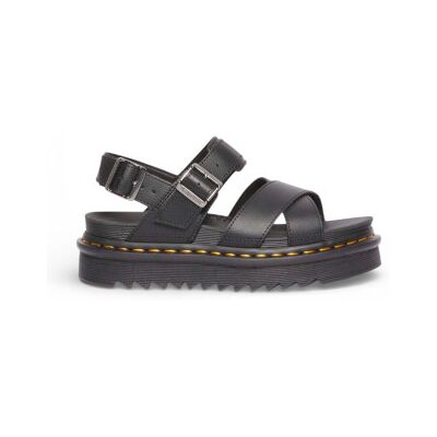 DR MARTENS pour femme. 31558001 Sandales en cuir Voss II Athena noir (39), Plat, 1 à 3 cm, Boucle, Casuel - Publicité DR MARTENS pour femme. 31558001 Sandales en cuir Voss II Athena noir (39), Plat, 1 à 3 cm, Boucle, Casuel - Publicité