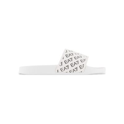 EA7 unisex. 7X000109_AF15125 Tongs All Olver Logo blanc (37), Plat, Aucun, Casuel, Beachwear - Publicité EA7 unisex. 7X000109_AF15125 Tongs All Olver Logo blanc (37), Plat, Aucun, Casuel, Beachwear - Publicité