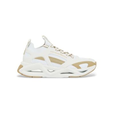 EA7 unisex. 7X000383_AF19525 Trainers Infinity Cage White (46), Blanc, Tissu, Plat, Lacets, Casuel - Publicité EA7 unisex. 7X000383_AF19525 Trainers Infinity Cage White (46), Blanc, Tissu, Plat, Lacets, Casuel - Publicité