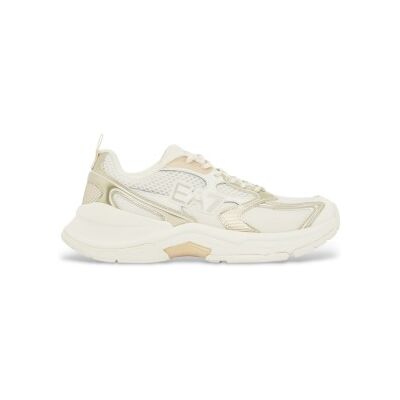 EA7 unisex. X8X249_XK446 Baskets Predator blanc cassé (40), Plat, Lacets, Casuel - Publicité EA7 unisex. X8X249_XK446 Baskets Predator blanc cassé (40), Plat, Lacets, Casuel - Publicité