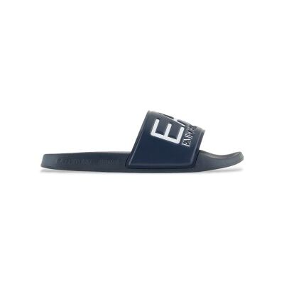EA7 unisex. 7X000108_AF15118 Tongs Maxilogo marine (41), Plat, Aucun, Beachwear - Publicité EA7 unisex. 7X000108_AF15118 Tongs Maxilogo marine (41), Plat, Aucun, Beachwear - Publicité
