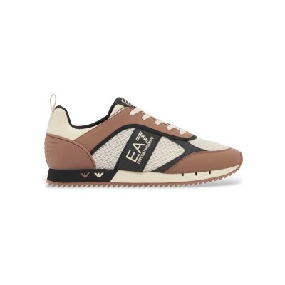 EA7 pour femme. 7X000334_AF18610 Baskets à lacets marron (41 1/3), Plat, Casuel - Publicité EA7 pour femme. 7X000334_AF18610 Baskets à lacets marron (41 1/3), Plat, Casuel - Publicité
