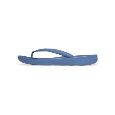 Fitflop pour femme. E54-D52 Tongs ergonomiques iQushion bleu (40), Plat, Aucun, Casuel, Beachwear - Publicité Fitflop pour femme. E54-D52 Tongs ergonomiques iQushion bleu (40), Plat, Aucun, Casuel, Beachwear - Publicité