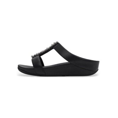Fitflop pour femme. A2M-001 Sandales Fino en perles et cristal Slides H-Bar noir (36), 3 à 5 cm, Aucun, Casuel, Fête - Publicité Fitflop pour femme. A2M-001 Sandales Fino en perles et cristal Slides H-Bar noir (36), 3 à 5 cm, Aucun, Casuel, Fête - Publicité