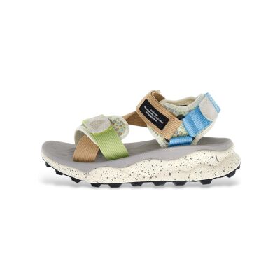 Flower Mountain pour femme. 0503084 Sandales Nazca 2 multicolores (37), Tissu, Plat, Velcro, Casuel - Publicité Flower Mountain pour femme. 0503084 Sandales Nazca 2 multicolores (37), Tissu, Plat, Velcro, Casuel - Publicité