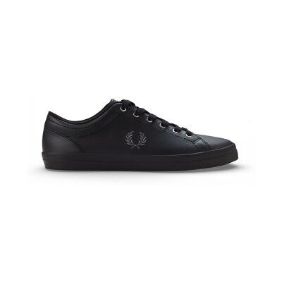 Fred Perry pour homme. B1306-102 Baseline Leather Sneakers black (41), Cuir, Noir, Plat, Lacets, Casuel - Publicité Fred Perry pour homme. B1306-102 Baseline Leather Sneakers black (41), Cuir, Noir, Plat, Lacets, Casuel - Publicité