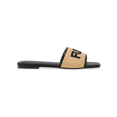 Furla pour femme. YL55BRE-BX4561 Sandales en cuir noir Brezza (39), Plat, Aucun, Casuel - Publicité Furla pour femme. YL55BRE-BX4561 Sandales en cuir noir Brezza (39), Plat, Aucun, Casuel - Publicité