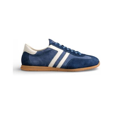 Gant pour homme. 872633278 Spearclub Leather Sneakers blue (40), Cuir, Plat, Lacets, Casuel, Moutarde - Publicité Gant pour homme. 872633278 Spearclub Leather Sneakers blue (40), Cuir, Plat, Lacets, Casuel, Moutarde - Publicité