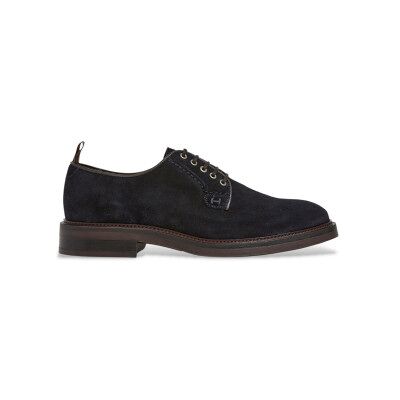 Hackett London pour homme. HMS200008 Chaussures en cuir marine Egmont Class (43), Plat, Lacets, Casuel, Fête, Classique - Publicité Hackett London pour homme. HMS200008 Chaussures en cuir marine Egmont Class (43), Plat, Lacets, Casuel, Fête, Classique - Publicité
