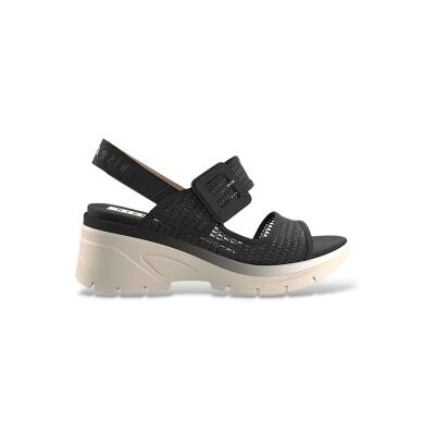 Hispanitas pour femme. HV264636 Sandales en cèdre noir (37), 3 à 5 cm, Boucle, Casuel - Publicité Hispanitas pour femme. HV264636 Sandales en cèdre noir (37), 3 à 5 cm, Boucle, Casuel - Publicité