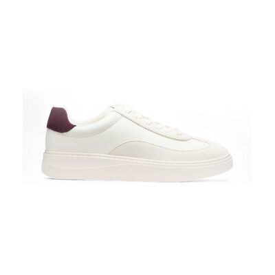 HUGO pour femme. 50552700 Lyzz Leather Sneakers white (40), Cuir, Blanc, Plat, Lacets, Casuel - Publicité HUGO pour femme. 50552700 Lyzz Leather Sneakers white (40), Cuir, Blanc, Plat, Lacets, Casuel - Publicité