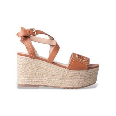 Liu Jo pour femme. SA6083P0102S3804 Sandales en cuir Bali01 marron (36), 5 à 8 cm, Boucle, Casuel - Publicité Liu Jo pour femme. SA6083P0102S3804 Sandales en cuir Bali01 marron (36), 5 à 8 cm, Boucle, Casuel - Publicité