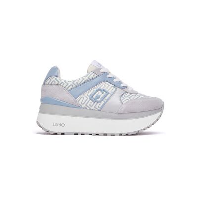 Liu Jo pour femme. BA6019PX823S3972 Baskets en cuir bleu Maxi Wonder Plus 02 (37), 1 à 3 cm, Lacets - Publicité Liu Jo pour femme. BA6019PX823S3972 Baskets en cuir bleu Maxi Wonder Plus 02 (37), 1 à 3 cm, Lacets - Publicité