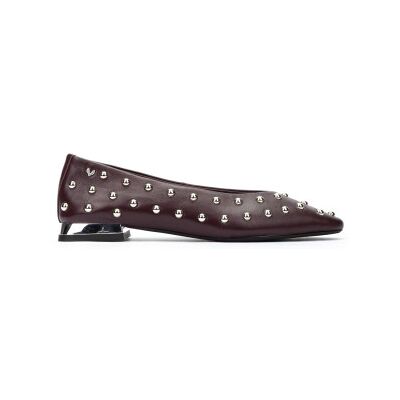 Martinelli pour femme. S009-B479PY Ballerines en cuir bordeaux Vescia (38), Plat, 1 à 3 cm, Aucun, Casuel, Fête, Classique - Publicité Martinelli pour femme. S009-B479PY Ballerines en cuir bordeaux Vescia (38), Plat, 1 à 3 cm, Aucun, Casuel, Fête, Classique - Publicité