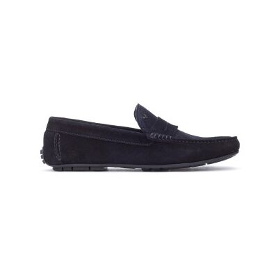 Martinelli pour homme. 1411-2496X Mocassins en cuir Pacific navy (45), Plat, Aucun, Casuel, Classique, Marine - Publicité Martinelli pour homme. 1411-2496X Mocassins en cuir Pacific navy (45), Plat, Aucun, Casuel, Classique, Marine - Publicité