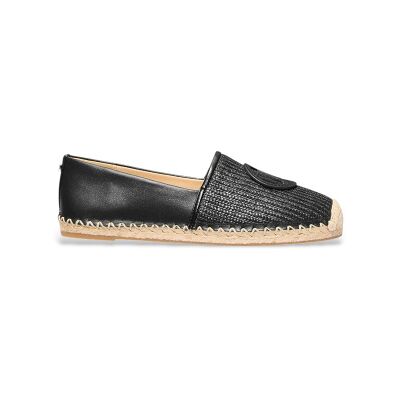 Michael Kors pour femme. 40S6KZFP2D Espadrilles Kenzie en matériaux divers noir (36), Plat, Aucun, Casuel, Nylon recyclé - Publicité Michael Kors pour femme. 40S6KZFP2D Espadrilles Kenzie en matériaux divers noir (36), Plat, Aucun, Casuel, Nylon recyclé - Publicité