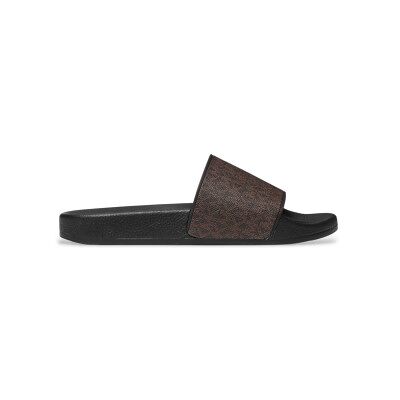 Michael Kors pour homme. 42R0JSFA3Q Pantoufles Jake marron (42), Plat, Aucun, Beachwear - Publicité Michael Kors pour homme. 42R0JSFA3Q Pantoufles Jake marron (42), Plat, Aucun, Beachwear - Publicité