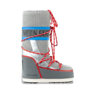 Moon Boot unisex. 80D1403030 Bottes Icon Space Racing grises (35/38), Plat, Lacets, Casuel - Publicité Moon Boot unisex. 80D1403030 Bottes Icon Space Racing grises (35/38), Plat, Lacets, Casuel - Publicité