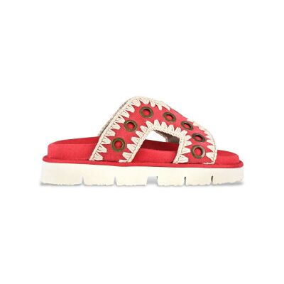 Mou pour femme. MU.SW461013A Sandales bio roses (36), Cuir, 1 à 3 cm, Aucun, Casuel - Publicité Mou pour femme. MU.SW461013A Sandales bio roses (36), Cuir, 1 à 3 cm, Aucun, Casuel - Publicité