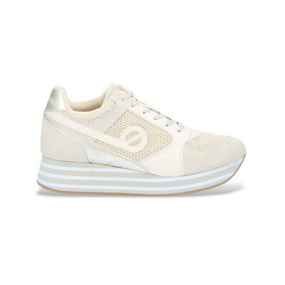 NO NAME pour femme. KNHAMSP Parko Jogger - Baskets beiges (40), Plat, Lacets, Casuel - Publicité NO NAME pour femme. KNHAMSP Parko Jogger - Baskets beiges (40), Plat, Lacets, Casuel - Publicité