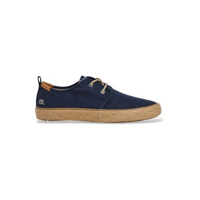 Pepe Jeans pour homme. PMS100009 Espadrilles Port Bay navy (41), Tissu, Plat, Lacets, Casuel, Marine - Publicité Pepe Jeans pour homme. PMS100009 Espadrilles Port Bay navy (41), Tissu, Plat, Lacets, Casuel, Marine - Publicité