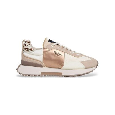 Pepe Jeans pour femme. PLS600037 Chaussures Archerix or (38), Doré, Plat, Lacets, Casuel - Publicité Pepe Jeans pour femme. PLS600037 Chaussures Archerix or (38), Doré, Plat, Lacets, Casuel - Publicité