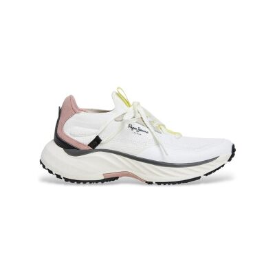 Pepe Jeans pour femme. PLS600053 Chaussures Cromer Club blanc (38), Plat, Lacets, Casuel - Publicité Pepe Jeans pour femme. PLS600053 Chaussures Cromer Club blanc (38), Plat, Lacets, Casuel - Publicité