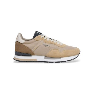 Pepe Jeans pour homme. PMS400037 Pantoufles Hailon Basic beige (41), Tissu, Plat, Lacets, Casuel - Publicité Pepe Jeans pour homme. PMS400037 Pantoufles Hailon Basic beige (41), Tissu, Plat, Lacets, Casuel - Publicité
