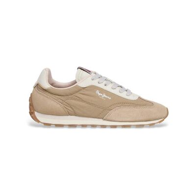 Pepe Jeans pour femme. PLS400030 Jane Subtle - Baskets beiges (40), Plat, Lacets, Casuel - Publicité Pepe Jeans pour femme. PLS400030 Jane Subtle - Baskets beiges (40), Plat, Lacets, Casuel - Publicité