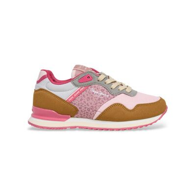 Pepe Jeans pour femme. PGS400014 Baskets multicolores London Chic (36), Plat, Lacets, Casuel - Publicité Pepe Jeans pour femme. PGS400014 Baskets multicolores London Chic (36), Plat, Lacets, Casuel - Publicité