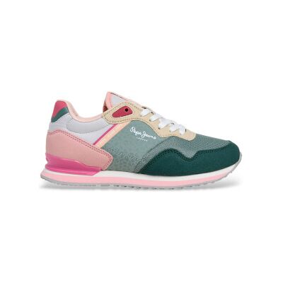 Pepe Jeans pour femme/filles. PGS400014 Baskets multicolores London Chic (40), Plat, Lacets, Casuel, mode enfantine - Publicité Pepe Jeans pour femme/filles. PGS400014 Baskets multicolores London Chic (40), Plat, Lacets, Casuel, mode enfantine - Publicité