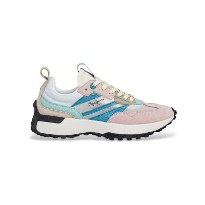 Pepe Jeans pour femme. PLS600043 Lucky Baskets multicolores translucides (37), Plat, Lacets, Casuel - Publicité Pepe Jeans pour femme. PLS600043 Lucky Baskets multicolores translucides (37), Plat, Lacets, Casuel - Publicité