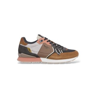 Pepe Jeans pour homme. PMS400027 Pantoufles brunes Brit Land (43), Marron, Plat, Lacets, Casuel - Publicité Pepe Jeans pour homme. PMS400027 Pantoufles brunes Brit Land (43), Marron, Plat, Lacets, Casuel - Publicité