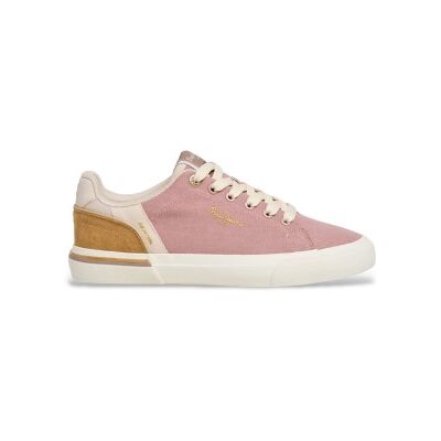 Pepe Jeans pour femme. PLS300014 Baskets Kenton Combi rose (41), Tissu, Plat, Lacets, Casuel - Publicité Pepe Jeans pour femme. PLS300014 Baskets Kenton Combi rose (41), Tissu, Plat, Lacets, Casuel - Publicité