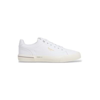 Pepe Jeans pour homme. PMS300014 Baskets Kenton One blanc (45), Plat, Lacets, Casuel - Publicité Pepe Jeans pour homme. PMS300014 Baskets Kenton One blanc (45), Plat, Lacets, Casuel - Publicité