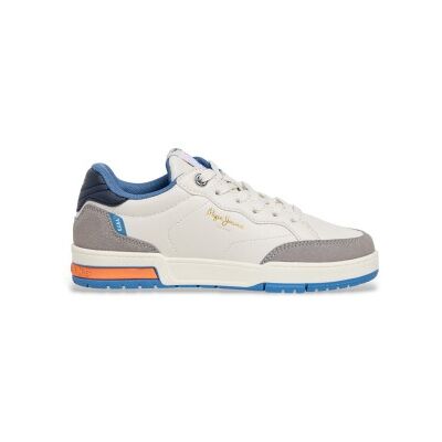 Pepe Jeans pour femme/filles. PBS000007 Baskets Levitt State blanc (36), Plat, Lacets, Casuel, mode enfantine - Publicité Pepe Jeans pour femme/filles. PBS000007 Baskets Levitt State blanc (36), Plat, Lacets, Casuel, mode enfantine - Publicité