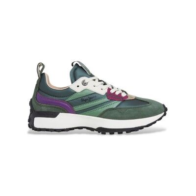 Pepe Jeans pour femme. PLS600016 Lucky Baskets vertes brillantes (41), Cuir, Plat, Lacets, Casuel - Publicité Pepe Jeans pour femme. PLS600016 Lucky Baskets vertes brillantes (41), Cuir, Plat, Lacets, Casuel - Publicité