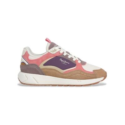 Pepe Jeans pour femme. PLS600011 Trainers Marlon Sports multicoloured (40), Cuir, Plat, Lacets, Casuel, Multicolore - Publicité Pepe Jeans pour femme. PLS600011 Trainers Marlon Sports multicoloured (40), Cuir, Plat, Lacets, Casuel, Multicolore - Publicité
