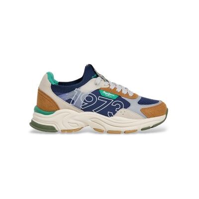 Pepe Jeans pour femme/filles. PBS600004 Baskets Mave Zero marine (32), Plat, Lacets, Casuel, mode enfantine - Publicité Pepe Jeans pour femme/filles. PBS600004 Baskets Mave Zero marine (32), Plat, Lacets, Casuel, mode enfantine - Publicité