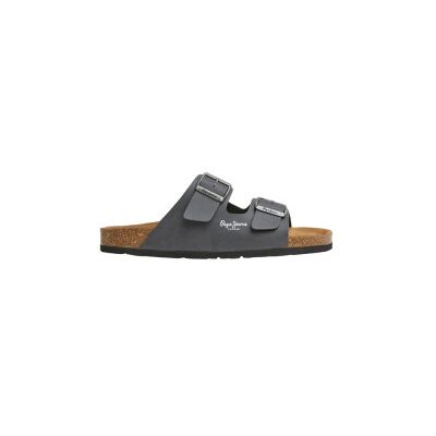 Pepe Jeans pour homme. PMS90114 Sandales Bio Double grey (44), Plat, Aucun, Casuel, Gris - Publicité Pepe Jeans pour homme. PMS90114 Sandales Bio Double grey (44), Plat, Aucun, Casuel, Gris - Publicité