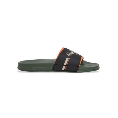 Pepe Jeans pour homme. PMS700019 Tongs Glam vertes (42), Plat, Aucun, Beachwear - Publicité Pepe Jeans pour homme. PMS700019 Tongs Glam vertes (42), Plat, Aucun, Beachwear - Publicité