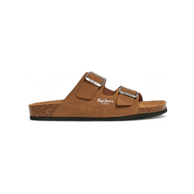Pepe Jeans pour homme. PMS80002 Sandales Bio Double Kepler marron (44), Plat, 1 à 3 cm, Aucun, Casuel - Publicité Pepe Jeans pour homme. PMS80002 Sandales Bio Double Kepler marron (44), Plat, 1 à 3 cm, Aucun, Casuel - Publicité