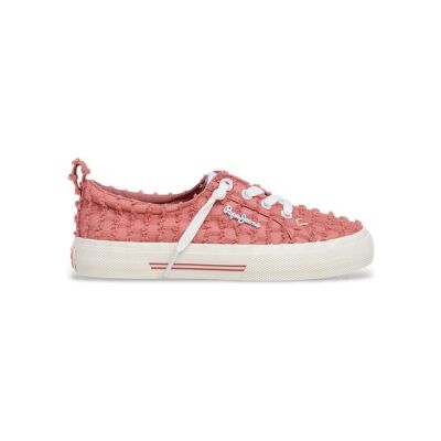 Pepe Jeans pour femme/filles. PGS300005 Trainers Kenton Alize pink (36), Tissu, Plat, Lacets, Casuel, Rose, mode enfantine - Publicité Pepe Jeans pour femme/filles. PGS300005 Trainers Kenton Alize pink (36), Tissu, Plat, Lacets, Casuel, Rose, mode enfantine - Publicité