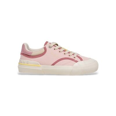 Pepe Jeans pour femme/filles. PGS300003 Chaussures Nolan rose pâle (32), Tissu, Plat, Lacets, Casuel, mode enfantine - Publicité Pepe Jeans pour femme/filles. PGS300003 Chaussures Nolan rose pâle (32), Tissu, Plat, Lacets, Casuel, mode enfantine - Publicité