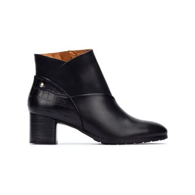 Pikolinos pour femme. W1Z-8575C1 Bottines en cuir Calafat noir (38), 5 à 8 cm, Fermeture éclair, Casuel - Publicité Pikolinos pour femme. W1Z-8575C1 Bottines en cuir Calafat noir (38), 5 à 8 cm, Fermeture éclair, Casuel - Publicité