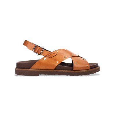 Pikolinos pour femme. W7Z-0995 Sandales en cuir Aitana marron (35), 1 à 3 cm, Boucle, Casuel - Publicité Pikolinos pour femme. W7Z-0995 Sandales en cuir Aitana marron (35), 1 à 3 cm, Boucle, Casuel - Publicité