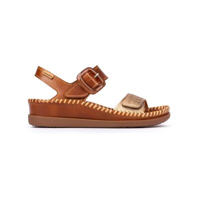 Pikolinos pour femme. W8K-0555C1 Sandales en cuir marron Cadaques (36), 3 à 5 cm, Boucle, Casuel - Publicité Pikolinos pour femme. W8K-0555C1 Sandales en cuir marron Cadaques (36), 3 à 5 cm, Boucle, Casuel - Publicité